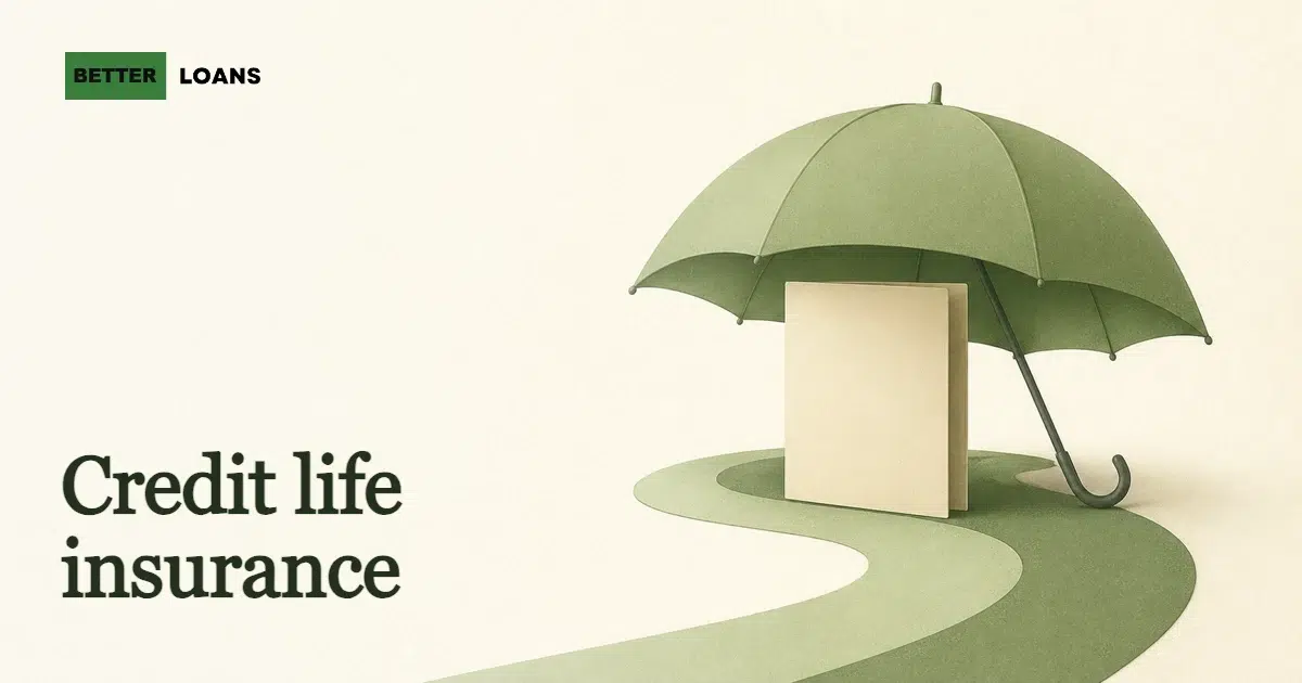 Editorial illustration of an umbrella sheltering a document beside a winding path